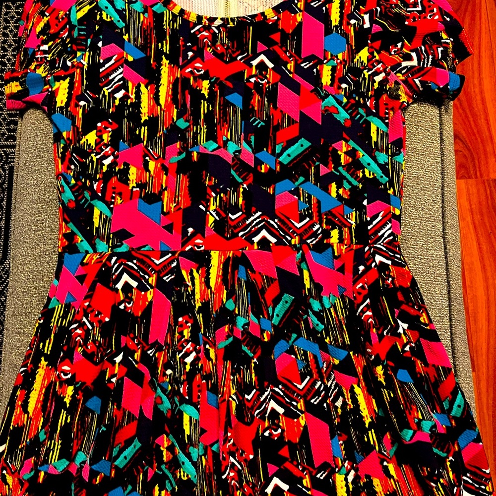 Beautiful Colorful “Amelia”  LulaRoe Dress